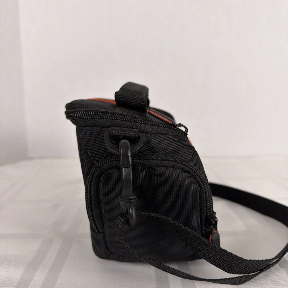 Case‎ Logic Padded Camera Bag with Shoulder Strap. Black/Orange
